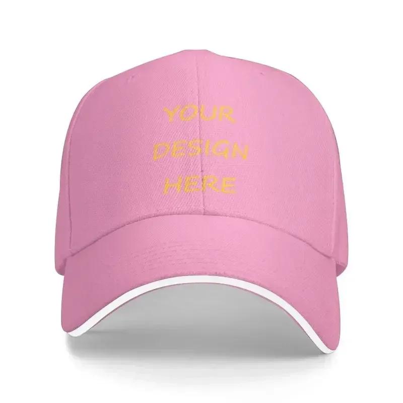 Fashion Unisex Custom Your Photo Logo Text Print Baseball Cap Adult Your Design Here DIY Adjustable Dad Hat Men Women Hip Hop
