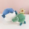 New Cute Crocodile Plush Toy Puffer Fish Round Doll Funny Rag Doll Children and Girls Gift