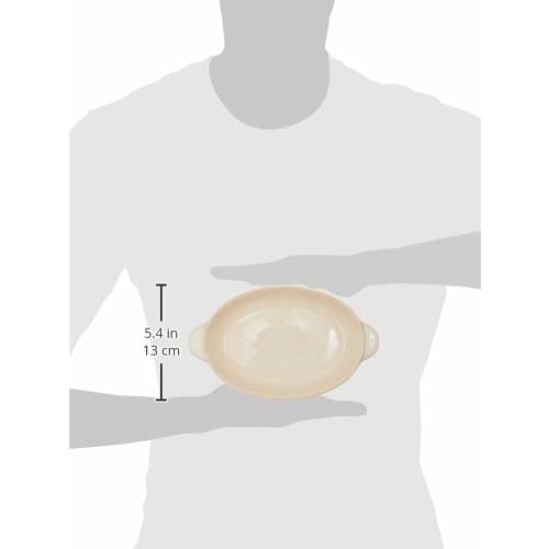 KINTO (Kintou) Oval Gratin, White, Oven, Microwave, and Dishwasher Safe, Gift, 23078