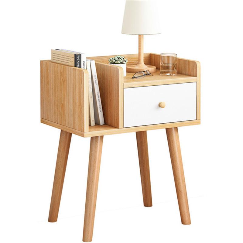 Nordic Simple Bedside Cabinet Modern Bedside Storage Cabinet Mini Storage Shelf Bookcase Cabinet Bedside Table