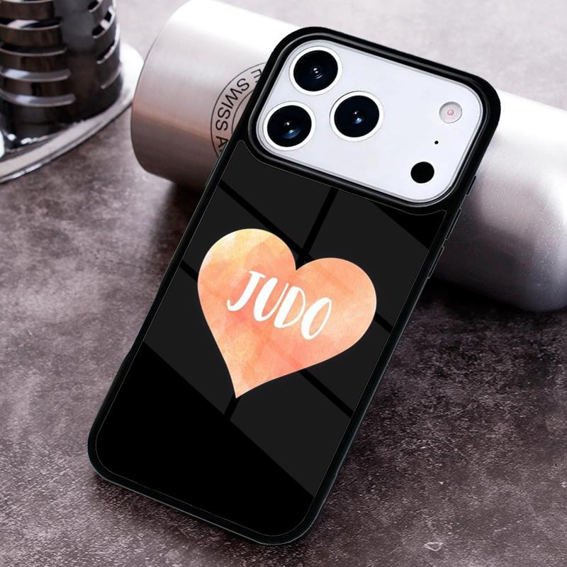 Japanese Martial Arts Judo Phone Case for iPhone 17 16 15 Pro Max Air 14 13 12 11 Plus Shockproof Cover