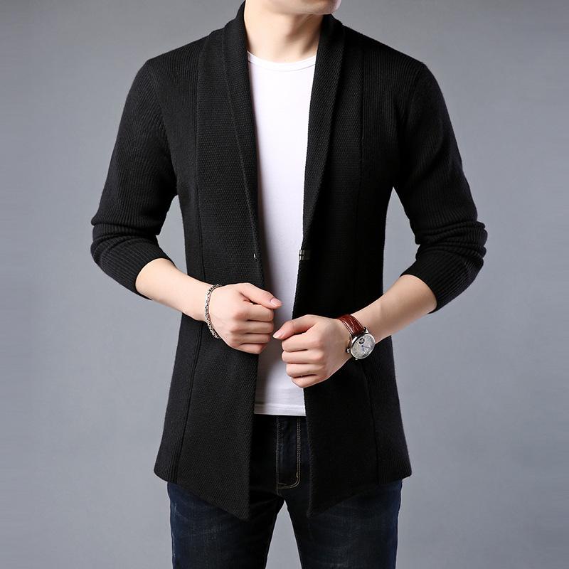 

Men s Autumn Winter Slim Fit Wool Knit Cardigan Sweater XXXXL