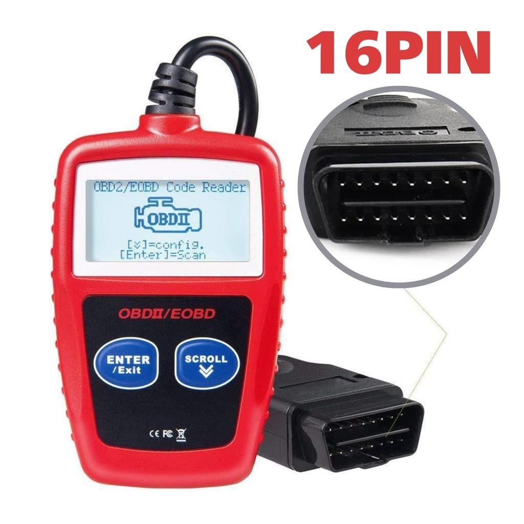 After7 OBD2 Diagnostic Tool, Fault Diagnosis Tester, Check Engine Light, DTC Definition/Code Erase, Scan Tool for Cars, Engine Check Light, OBD