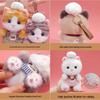 Calico Cat Plush Doll Keychain - Cute & Comforting Birthday Gift