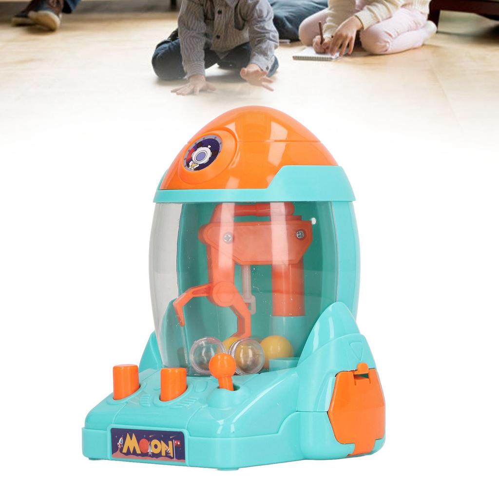 Space Claw Machine Colorful Portable Space Claw Machine for Children Tabletop