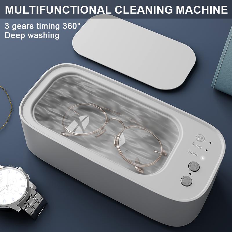 Xiaomi USB Ultrasonic Cleaner High Frequency Vibration for Deep Clean - Multi-use Jewelry Watch Strap Glasses Cleaner