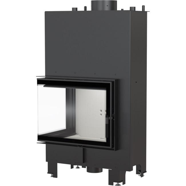 Water heating fireplace KRATKI MBZ Left 13 kW Ø 200 self closing door