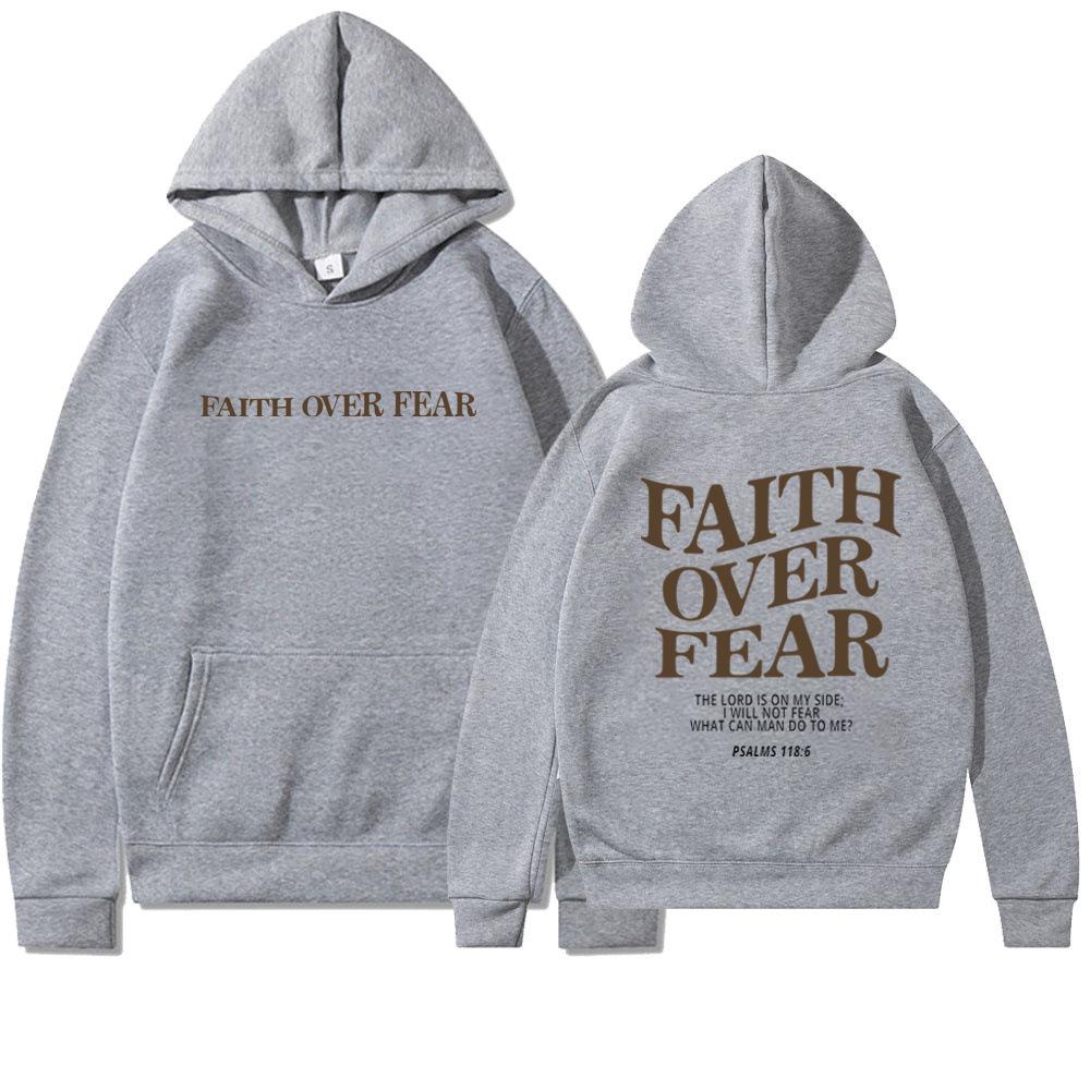 Faith Over Fear Unisex Hoodie - New Trendy Design
