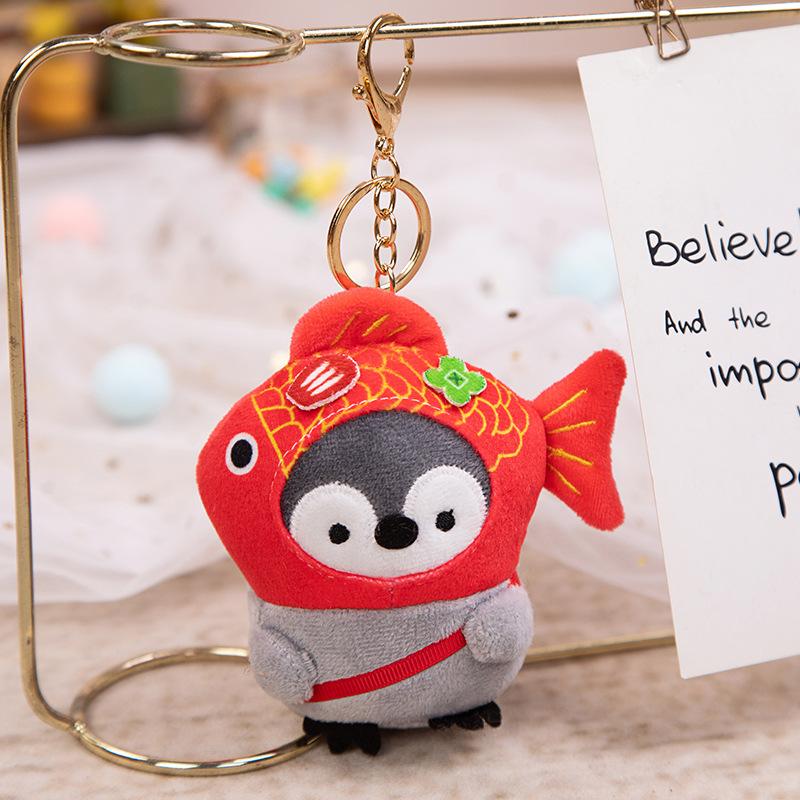 Cute tongue frog doll bag pendant can pull the eyes frog doll bat rabbit pendant keychain