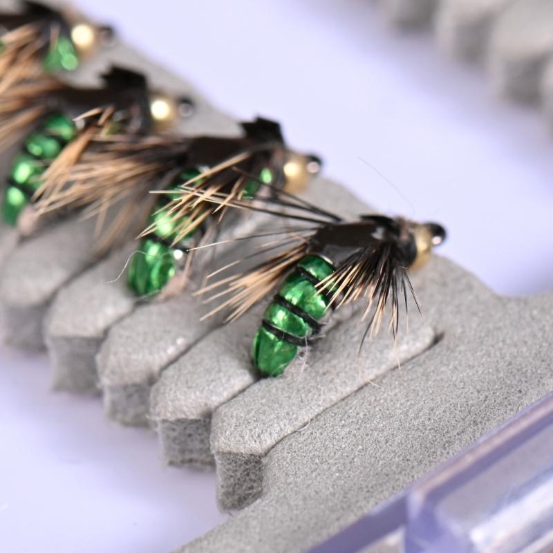 50Pcs/set Fly Fishing Lures Bass Salmon Trout Flies Fishing Tackle Dry/Wet Fishing Feather Baits Fly Fishing Flies Kits