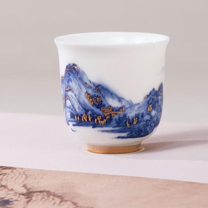 Huaxiangyuan Royal Porcelain Reunion Landscape Tea Set