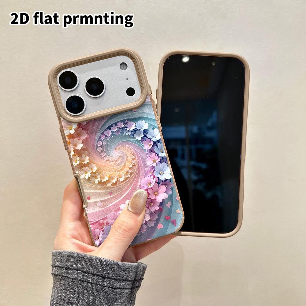 Phone Case: 2D flat lambskin suitable for iPhone 18 17 16 15 14 13 Pro protective cases, artistic background, Christmas and Halloween gifts
