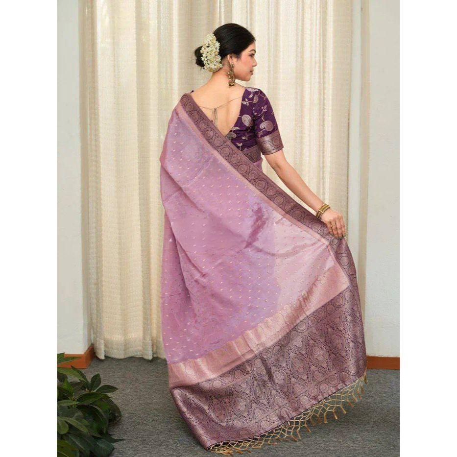 Trending Wedding Collection - Soft Lychee Silk Saree