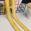 5 Yards Stretch Lace Trim - 2.8cm Woven Ribbon for DIY Hair Bows, Headbands, Craft Decor