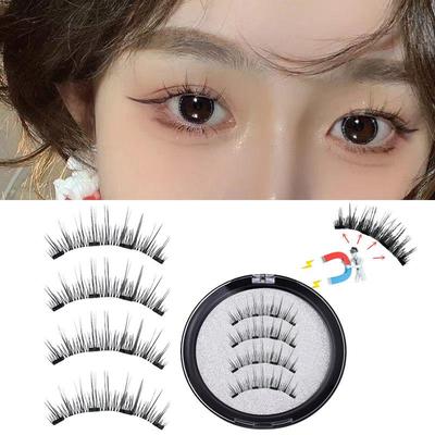 Magnetische Wiederverwendbare Falsche Wimpern - Kleines Teufelchen Quanten-Set, Kleberfrei, Langanhaltend, Natürlicher Look