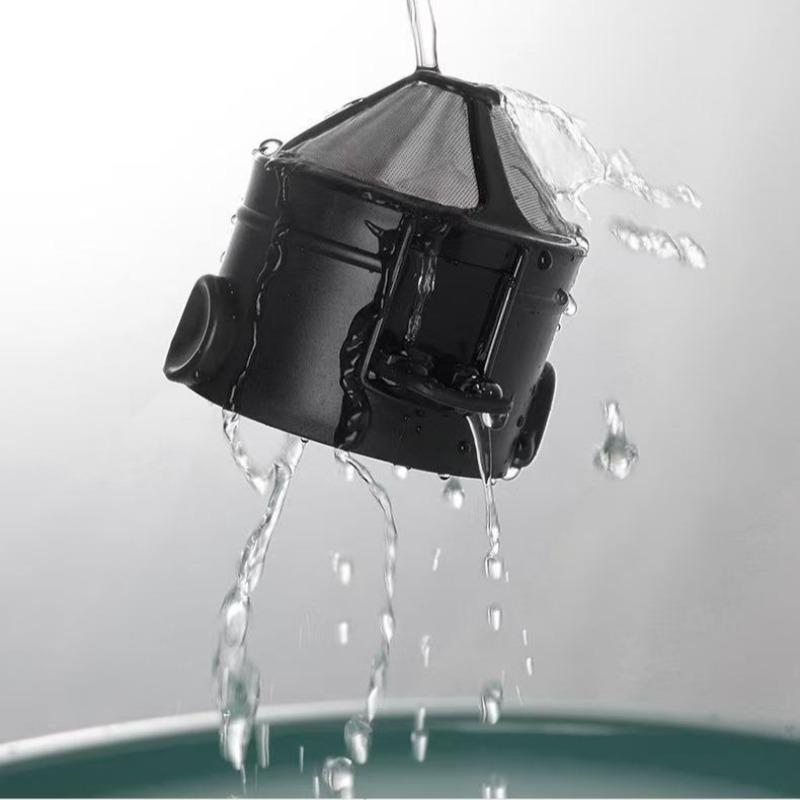 The Coffee Filter Cup Adopts A 304 Stainless Steel Filter Screen, Which Is Foldable and Ear Hung for Practical  Brewing
