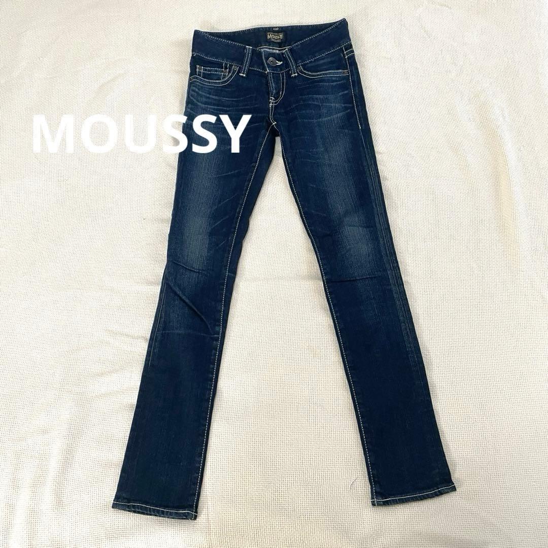 [Rare] MOUSSY POWDER SKINNY Denim 24