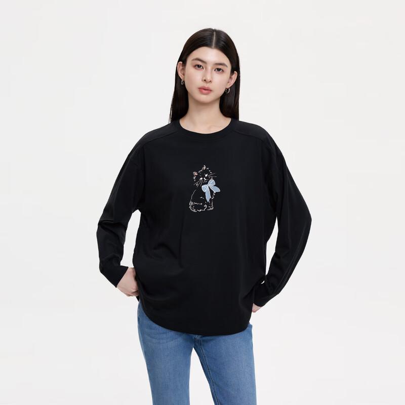 FivePlus Women's Long Sleeve Round Neck T-shirt