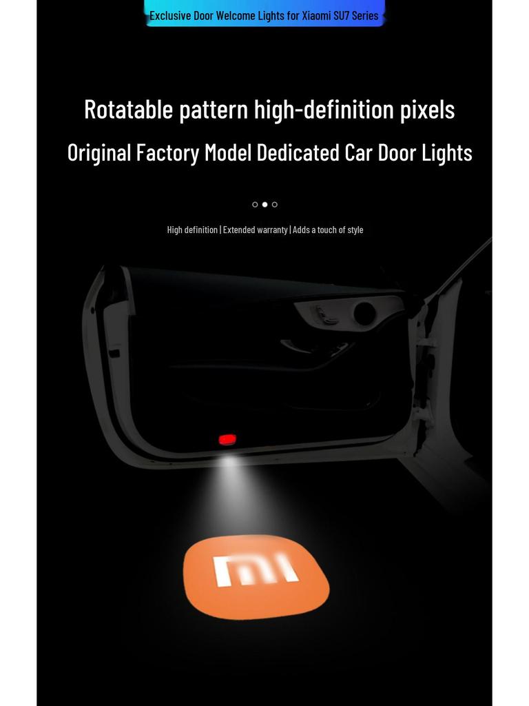 SU7 YU7 Car Door Welcome Light: Pro MAX Projection Sensor Accessory