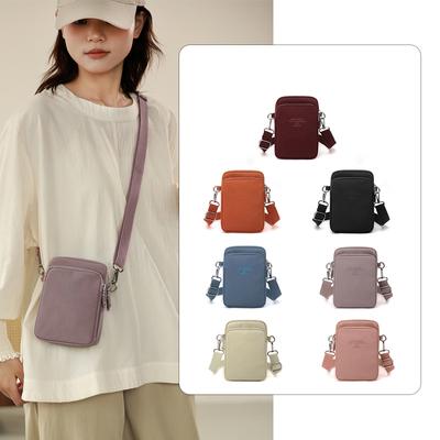 Small Bag Women's Shoulder Crossbody Bag Nylon Mobile Phone Bag
