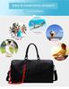 Women Travel Bag Large Capacity Pu Hand Luggage Bag Sports Fitness Bag Embossed Bag