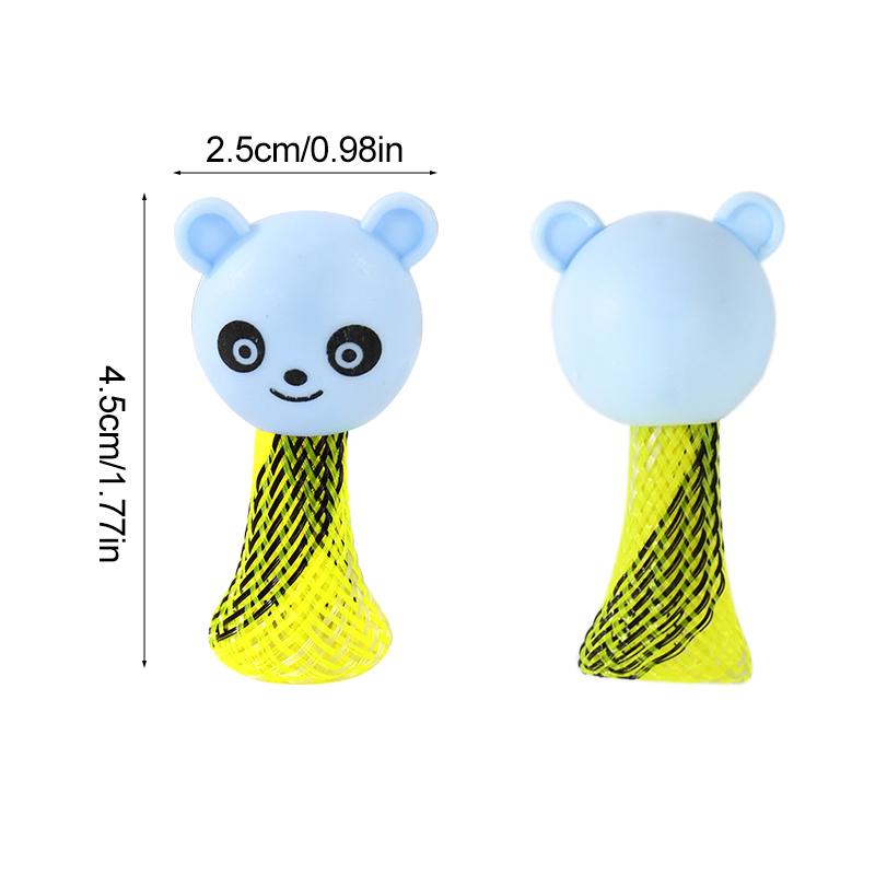 10/20Pcs Cartoon Mini Animal Jumping Doll Games Toys for Kids Birthday Party Favors Goodie Bag Piniata Fillers Baby Shower Gift