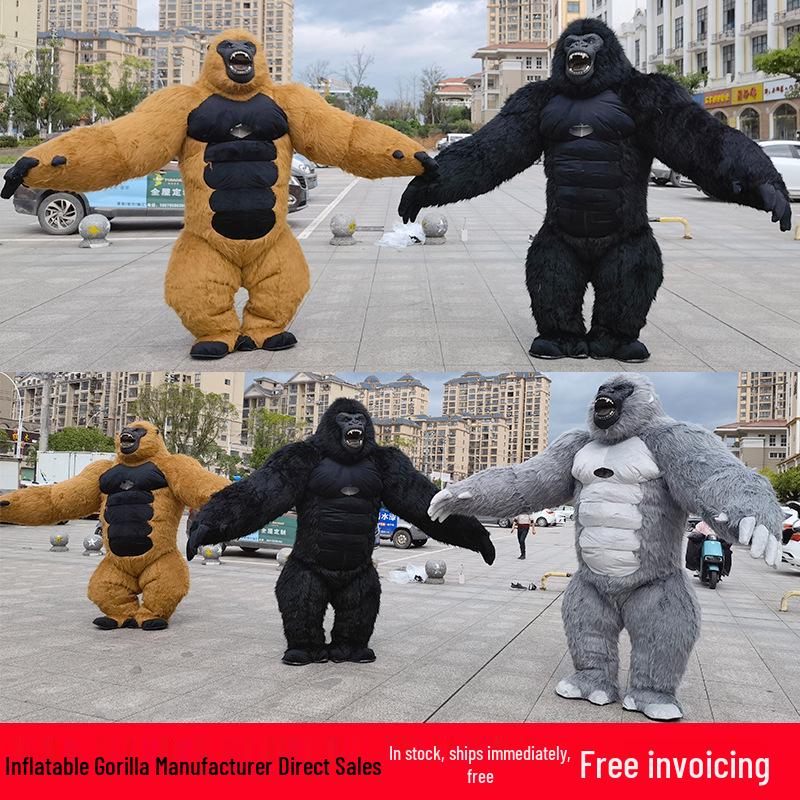 Inflatable King Kong and Gorilla Mascot Costume for Performances