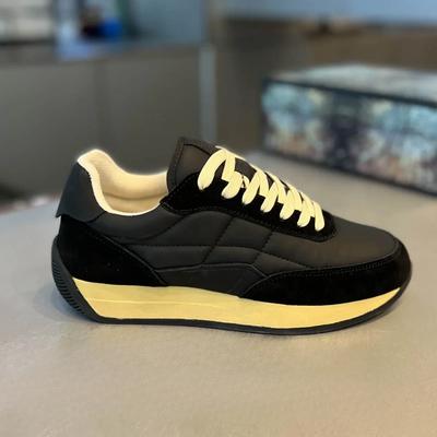 Retro Male Athletic Shoes 2025 New Men Sneakers Leather Casual Shoes for Men Soft Comfortable Men's Platform Shoes Tenis Hombres