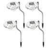 LED Solar Lights Outdoor Rainproof Landscape Street Lamp for Garden Lawn Yard Decoration