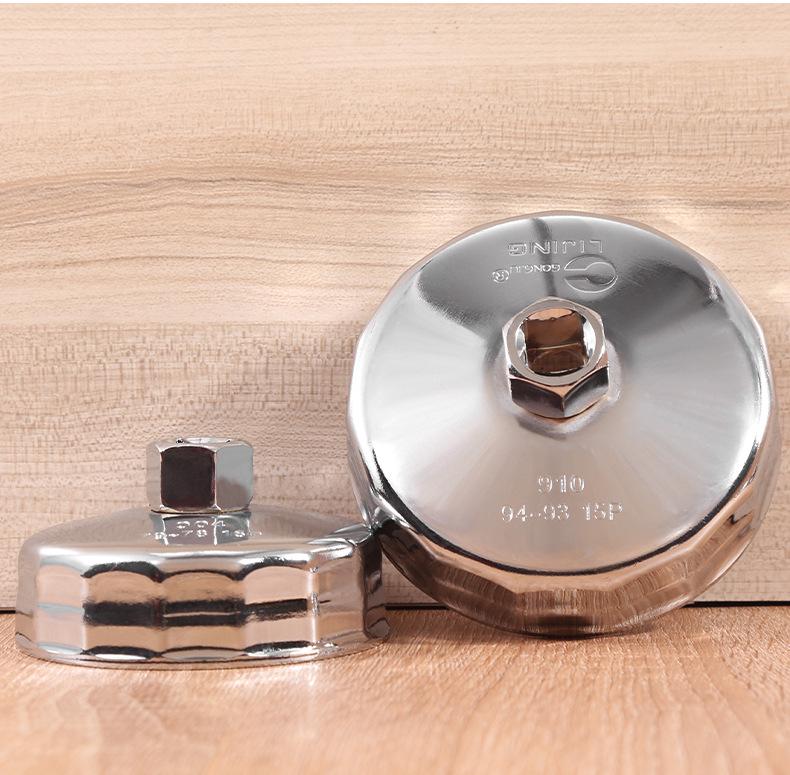 Cap-Style Oil Filter Wrench Tool for Easy Installation and Removal