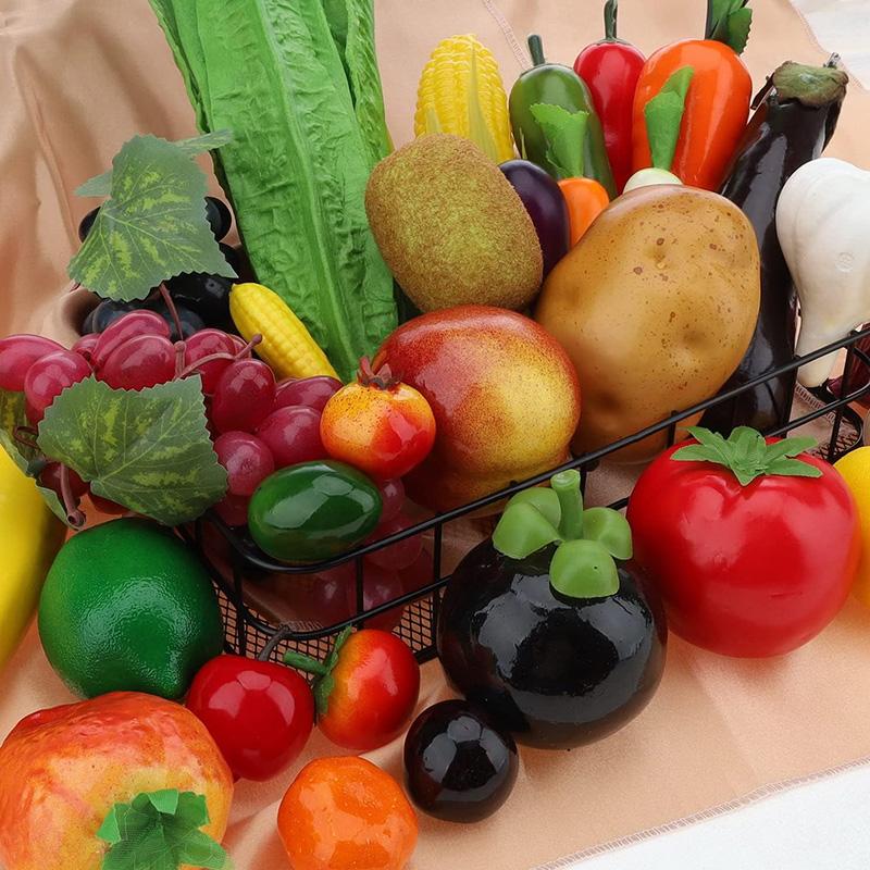10/20pcs Mini Artificial Fruits and Vegetables Simulation Foam Festival Supplies DIY Decorations for Family Gathering TMZ