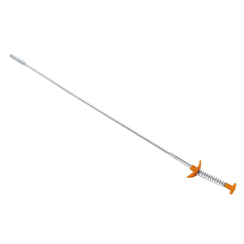 Household Items Flexible Hand Pinch Compressible Drain Reclaimer Picker Sewer Trash Clip Spring Dredge Device Kitchen Supplies