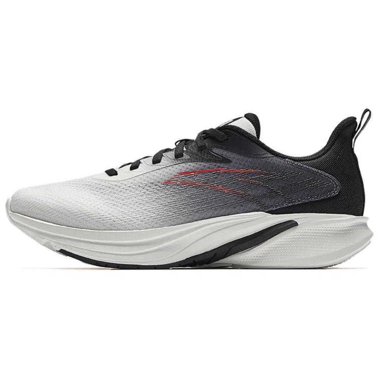 

Anta Облачная амортизация Легкая спортивная износостойкая амортизирующая низкая повседневная обувь для бега Мужские кроссовки Черный Белый Серый 112535585-3 42