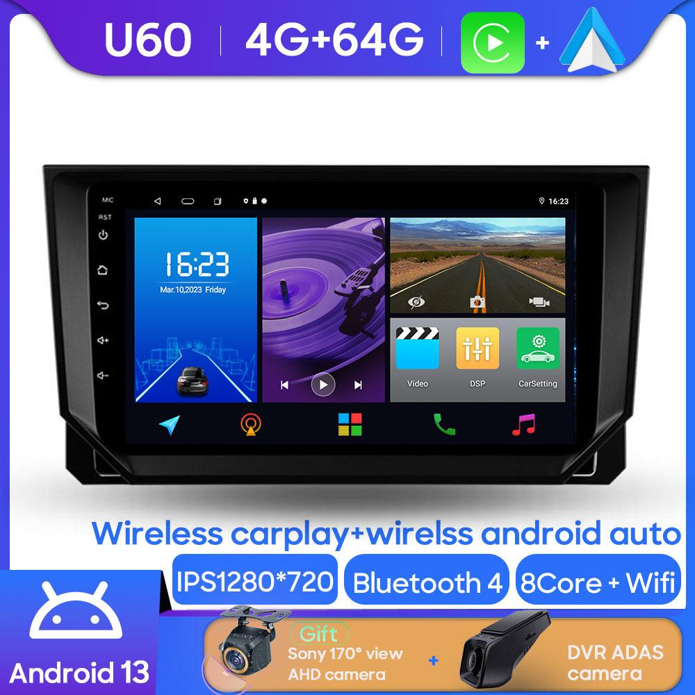 QLED For Seat Ibiza Arona 2017- 2020 Car Radio AI Voice 4G WIFI CarPlay Android Auto GPS Car Multimedia Video Player No 2Din DVD