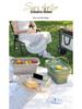 Japanese DOD Style Multi-Functional Foldable Picnic Basket with Lid - Convenient and Portable for Outdoor Camping