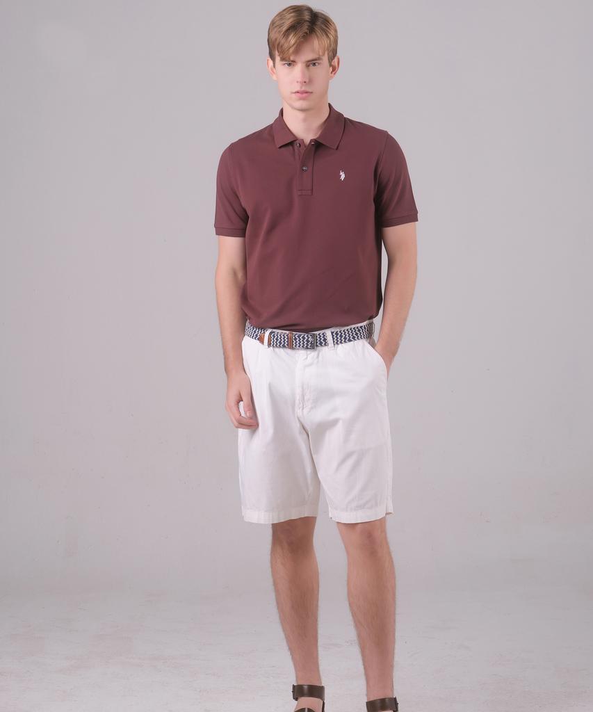 USPOLOASSN Summer Polo Shirt_Brown