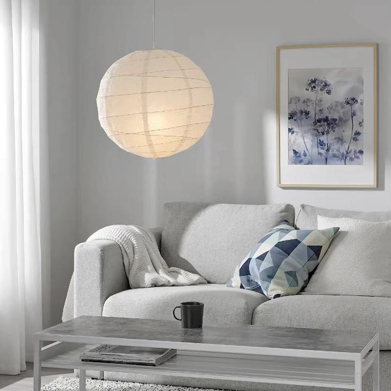 1 Stück Pendelleuchten DIY Lampenschirme Nordischer Stil Wohnzimmer Lichtzubehör Schlafzimmer Lampenabdeckung Papier
