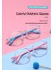 Children's Fashion Ultralight TR90 Two-Color Blue Light Blocking Prescription Eyeglass Frames