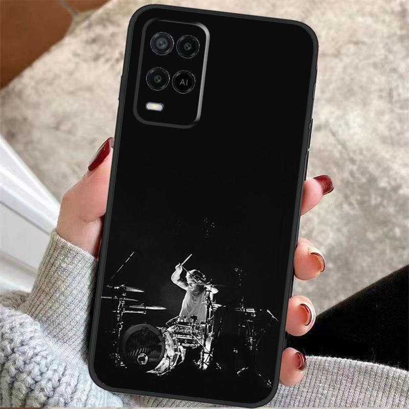 Drum Drummer Music Dj Case For Oppo A57 A17 A77 A40 A78 A54 A74 A94 A76 A16 A96 A18 A60 A80 A38 A58 A98 A15 A5 Pro
