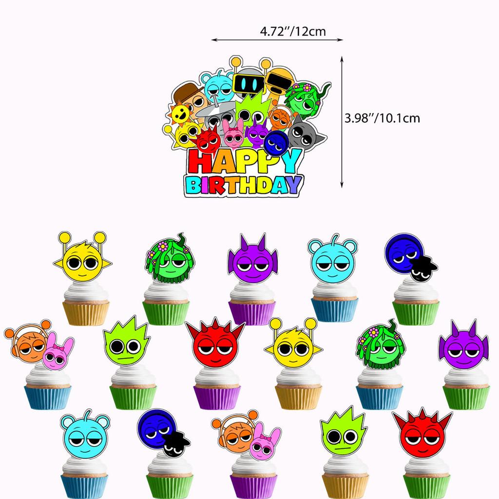Rhythm Box-themed Birthday Balloons for Children's Party Decorations