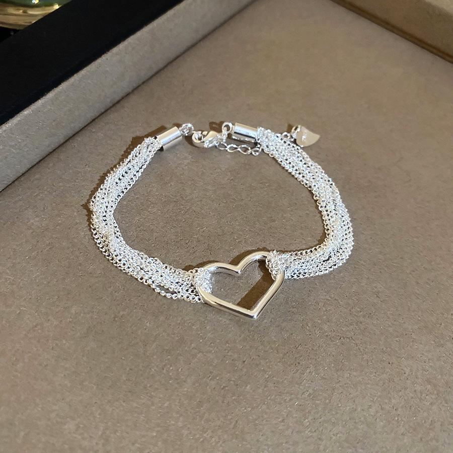 French temperament cold wind zircon star pearl bracelet light luxury bracelet sweet versatile jewelry