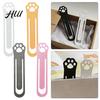 Unique Cat Paw Gift Bookmark, 3D Printed One-Piece Mold, Elastic Stable Book Page Holder Hold Hollow Clip for Reading Accessory Bookmark