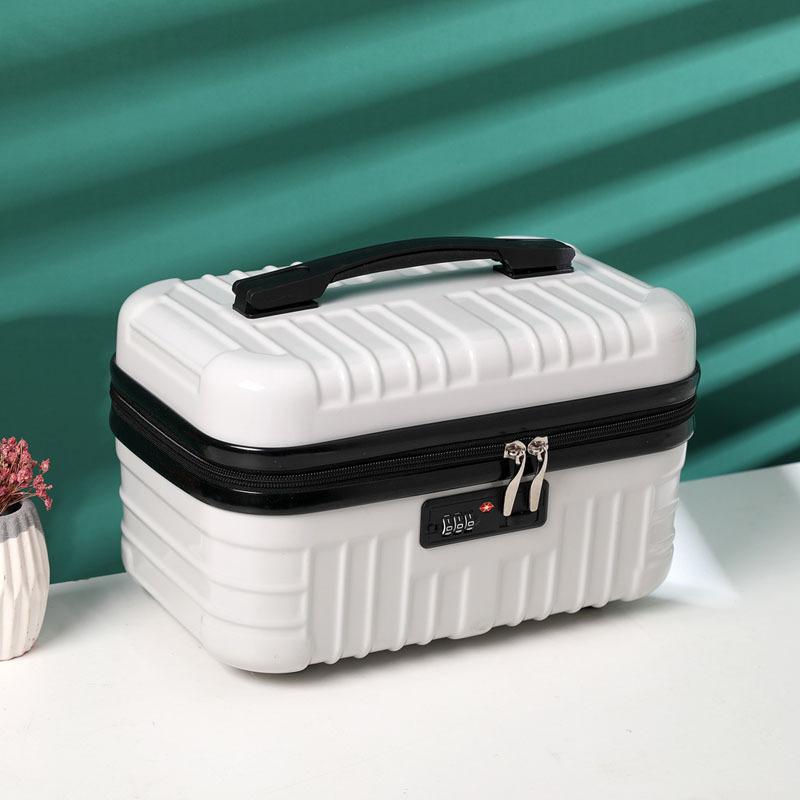 16 Zoll Reisekoffer Mini Hand-Make-up-Koffer Reise-Organizer Kosmetikbox Für Frauen Make-up-Koffer Passwortbox Bordgepäckkoffer