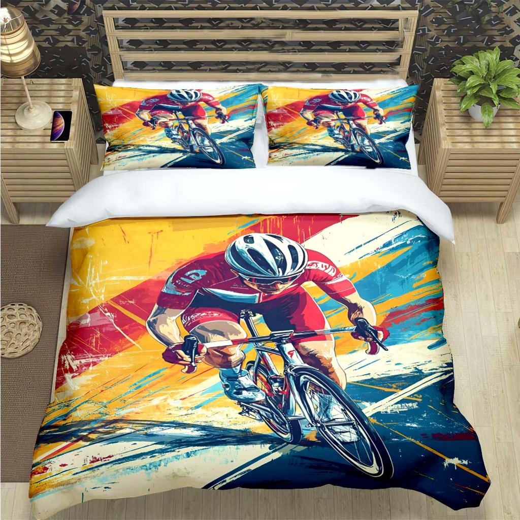 3D Cartoon Ben10 Duvet Cover with Pillow Cover Bedding Set  Single Double Twin Full Queen King Size Bed Set for Bedroom Decor