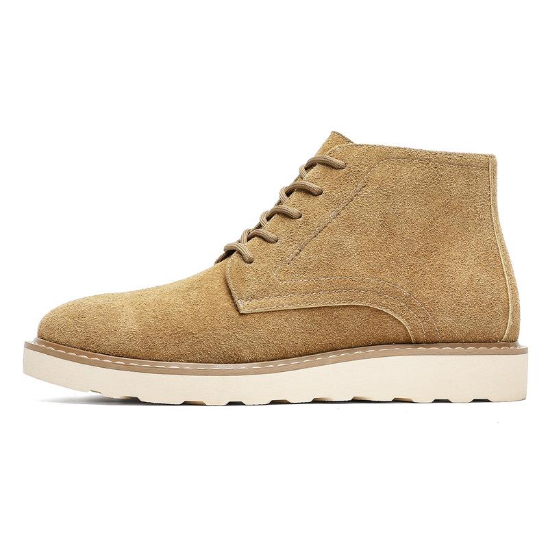 

Martin boots men s autumn 2025 new British style mid-top leather short boots Korean version retro imitation cashmere tooling boots 38