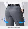 2026 Spring/Summer Men's Lightweight Casual Knit Pants - Fashionable, Versatile, Straight-Leg, Loose Fit for Middle-Aged Men