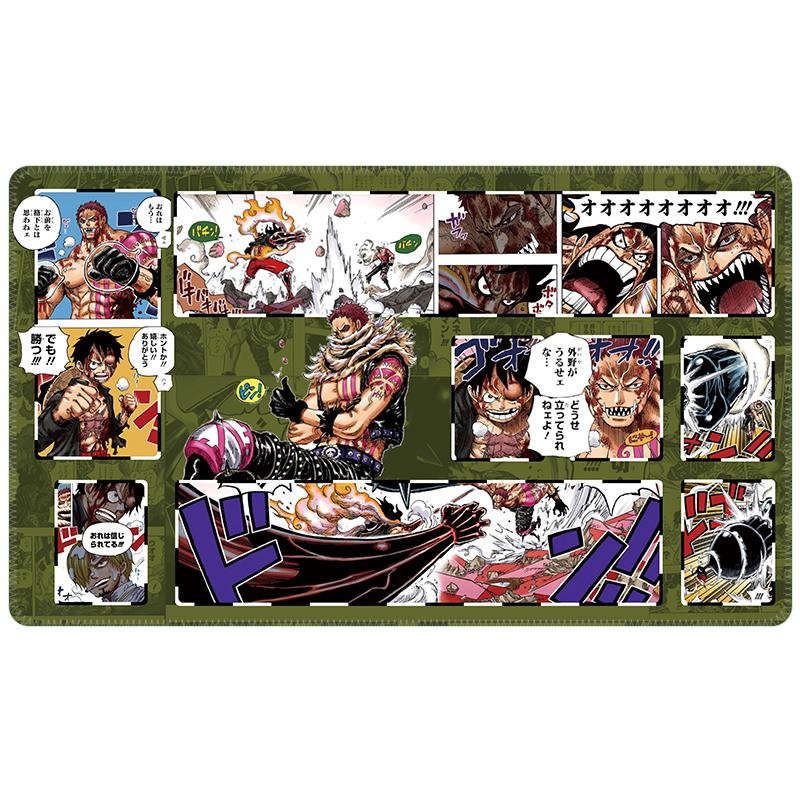 Anime One Piece OPCG GAME Accessory Comic Series Card PlayMat Perona Yamato Luffy Reiju Collection Gifts Toys
