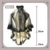Kopfschmuck Gothic Lolita Hut Blumenkopfschmuck Spitzenschleier Lolita Charm Blumendekoration Halloween Kopfaccessoire Gothic Punk Lolita Kopfschmuck Bühne
