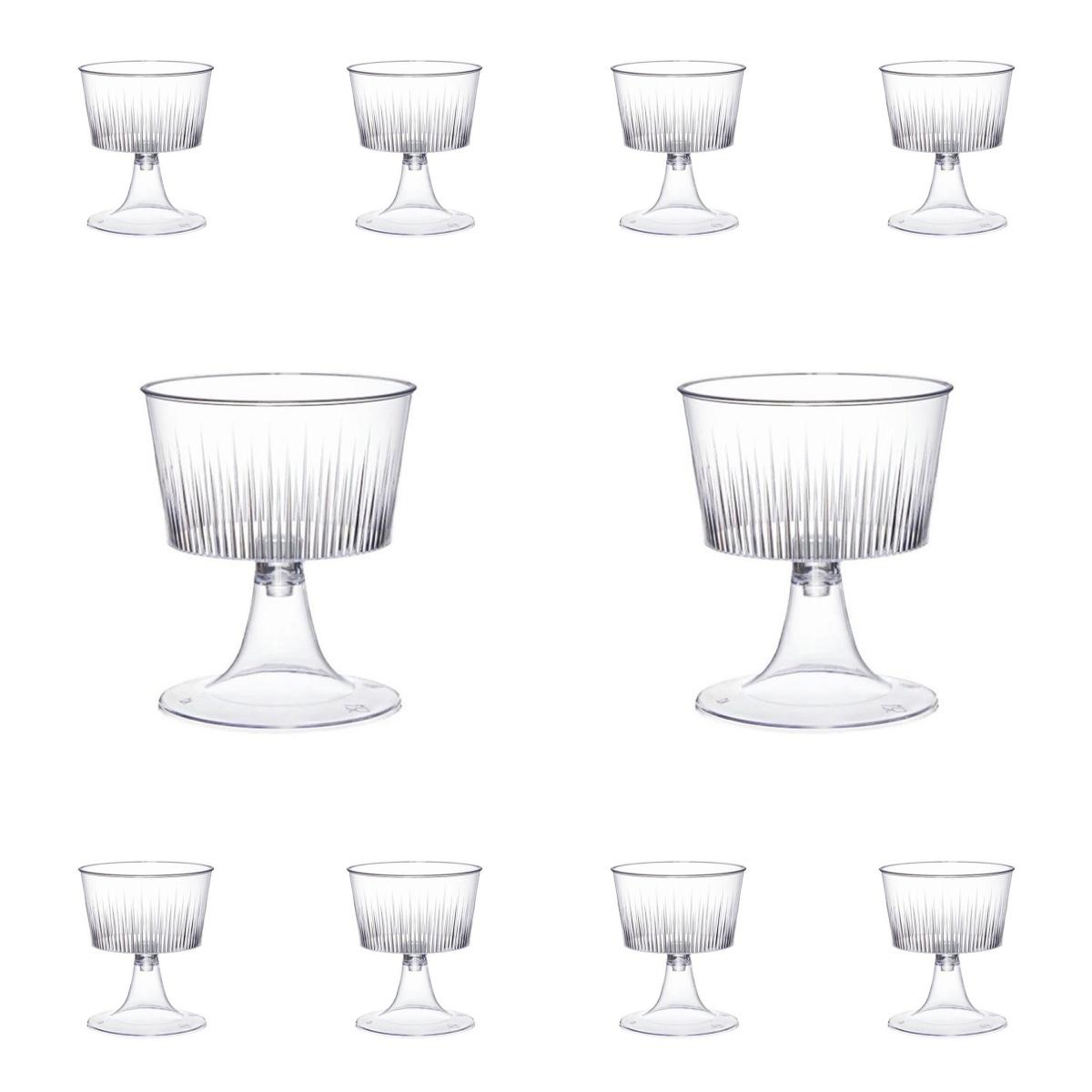 10PCS Disposable Plastic Dessert Cup Ice Cream Cup Small Wine Cup Plastic Dessert Cup Perfect for Fruit Ice Cream Pudding
