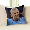 Funny H-Haaland Meme Pillow Case Modern Home Decorative Cozy Plush Pillowcase For Living Room Bedroom Sofa
